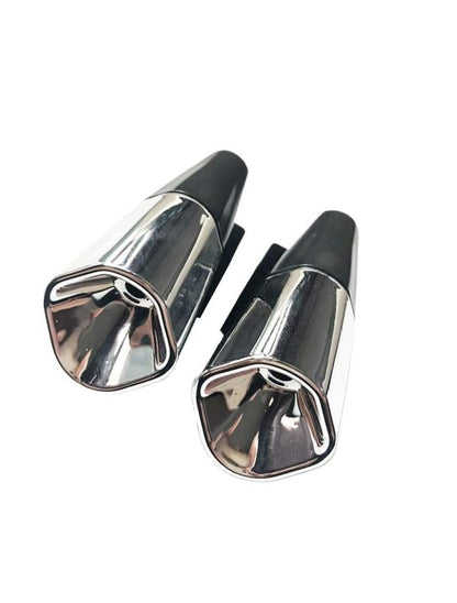 2PCS Universal Car Deer Whistle – Silver Auto & Motorcycle Safety Warning Alert Device.