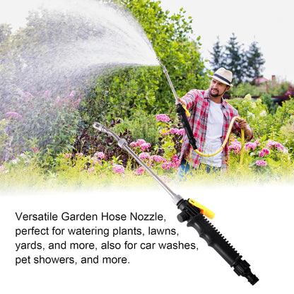 Premium Metal Garden Hose Sprayer Nozzle – High Pressure Power Washer Spray Gun for Car Wash, Pet Grooming & Cleaning, Portable Adjustable Water Hose Nozzle