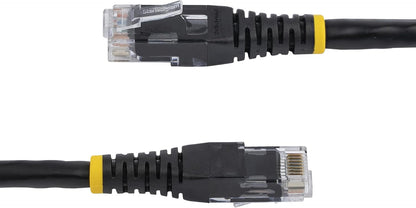 Star Tech Premium 6ft CAT6 Ethernet Cable LSZH – 10Gbps 650MHz RJ45 UTP Network Patch Cord, 100W PoE Support, Snagless with Strain Relief, Black (1.8m)
