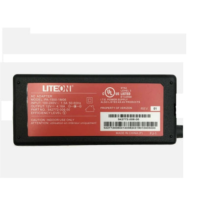 12V 4A Original Lite-On AC Adapter Power Supply – 5.5mm x 3.5mm Barrel Pin