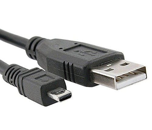 USB Mini-B 8 Pin Cable 1.5M for Nikon Cameras – Side view – Available in Pakistan