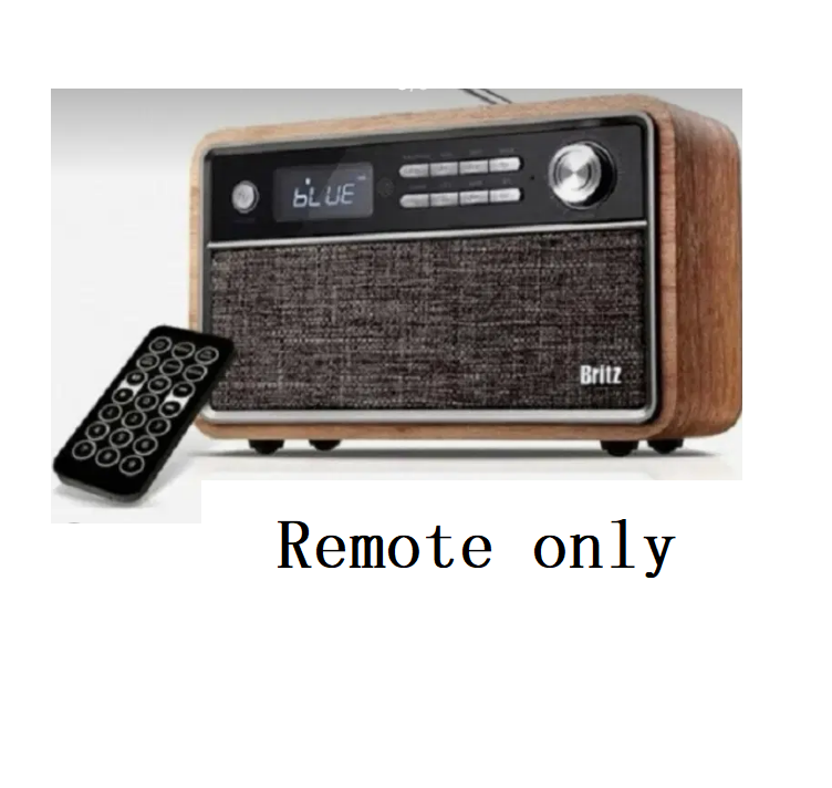 Britz Bluetooth Speaker Remote BA-RBT1 Black Premium Quality Replacement Remote Control