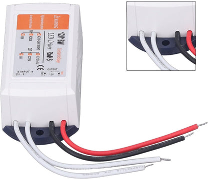 LED Driver Power Supply – Constant Voltage Adapter AC 100-240V to 12V 1.5A 18W for LED Strip Lights & LED Projects