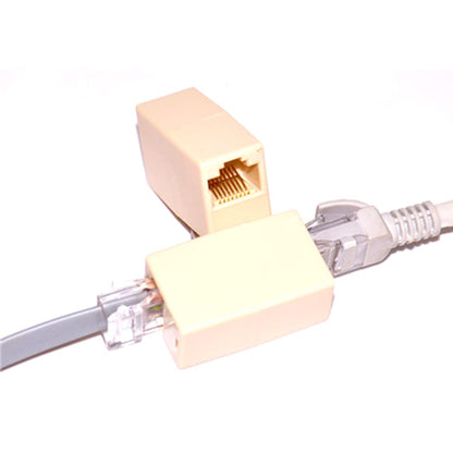 RJ45 Ethernet Coupler Connector Cat7/Cat6/Cat5e 8P8C LAN Cable Extender Joiner Plug (1 PCS, )