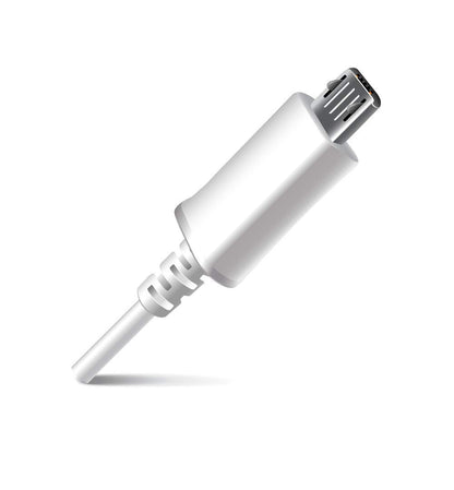 45cm  Micro USB Charging Cable for Nokia 1.4 / 1.3 / 2.4 / 2.3 / C2 / C1 / 2.2 – Fast Charging & Data Sync Cable White