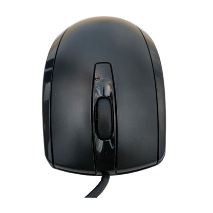 HP 3-Button USB Wired Optical Mouse – Smooth Scroll, Ergonomic Design, Plug & Play Mouse for Laptop & Desktop (Black)