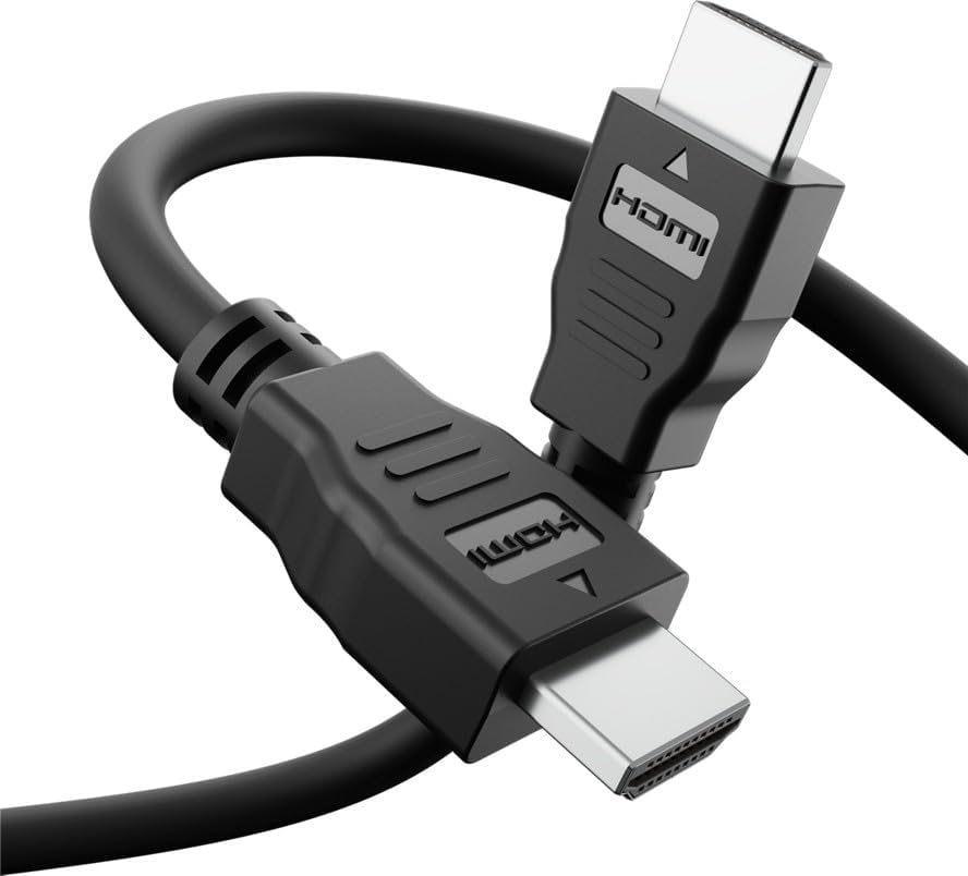 HDMI 2.0 Cable 1.5M Black – 4K & 5K @60Hz High-Speed HDMI Cable with Ethernet, Male to Male Plug & Play Audio Video Cable