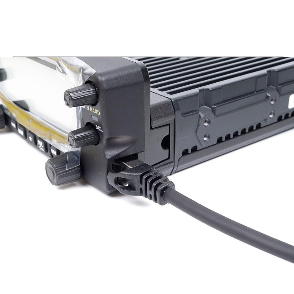 8-Pin RJ45 Mobile Radio Microphone Extension Cable 18 Inch CAT6 Shielded