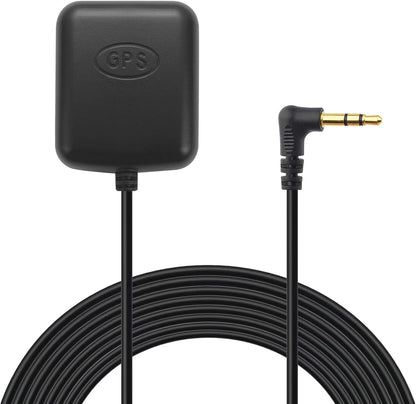 GPS Antenna Waterproof Hidden Adhesive Mount 3.5mm Plug GPS for Car Dash Cam Dashboard Camera Safety Video DVR Recorder GPS Tracker Receiver