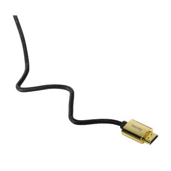 HDMI™ 2.0 Cable 2m – High-Speed HDMI Type A (Standard) Male to Male – 4K Ultra HD, Gold-Plated Connectors, Black