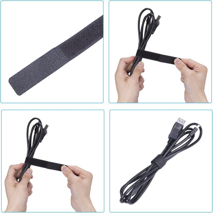 Reusable Cable Ties 13cm Straps Organizer – Adjustable Wire Wraps for Cable Management | Choose Pack (5 PCS)