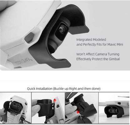 Camera Protector Hood for DJI Mavic Mini & Mini 2 – Lens Cover Guard Gimbal Protection Anti-Glare Sun Hood for Drone Camera