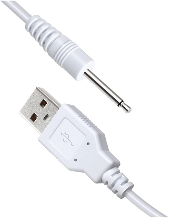 USB Type-A to DC 2.5mm Barrel Jack Charging Cable 3ft (12V) – Fast Charging Replacement DC Power Cable for Smartphones, Tablets & Power Bank