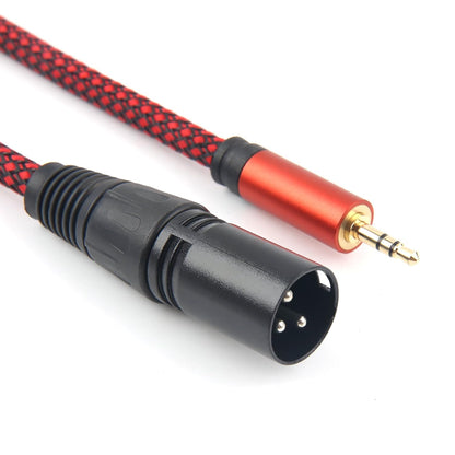 3.5mm TRS to XLR Male Cable – Smartphone to Mixer Audio Adapter