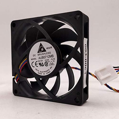 4Pin PWM Cooling Fan  CPU Ultra-Quiet AUB0712MB  DC12V 0.24A 7CM