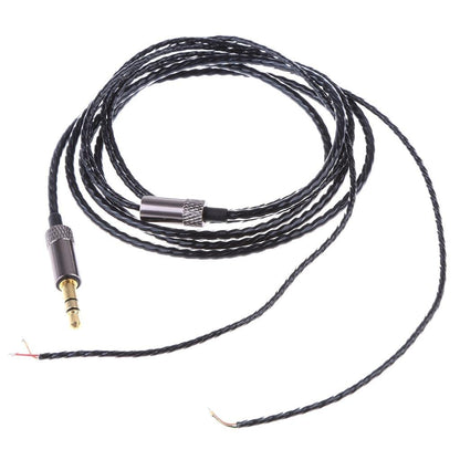 Copper Wire Core Earphone Audio Cable Replacement | Durable DIY Headphone Repair Wire Line | High Quality Black & Gray Audio Connector Cable