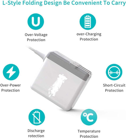 Branded 45W 14.5V 3.1A MagSafe Laptop Charger Adapter for Air Series – Magnetic AC Power Adapter