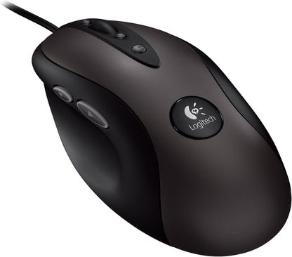 Logitech Wired Optical Mouse 5 Buttons with Scroll Wheel – High Precision USB Mouse for PC & Laptop (Ergonomic Design)