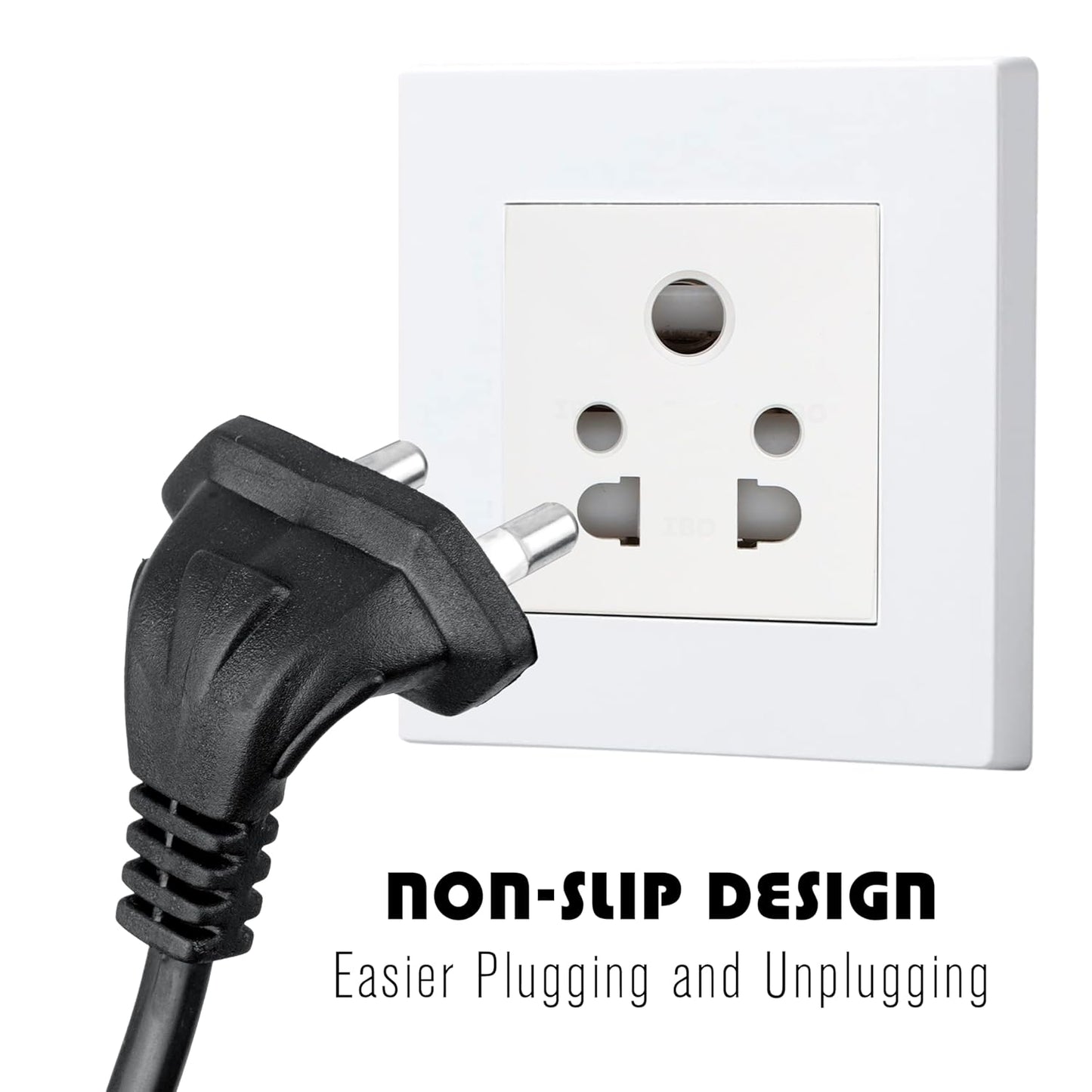 2-Pin L-Shape Universal AC Power Cord is a high-quality