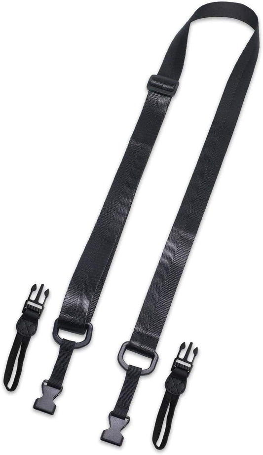Adjustable Removable Shoulder Strap Black – Replacement Neck Lanyard for Tablet, iPad, Camera, Laptop, Binoculars & Luggage Bags | Comfortable & Durable Carry Strap