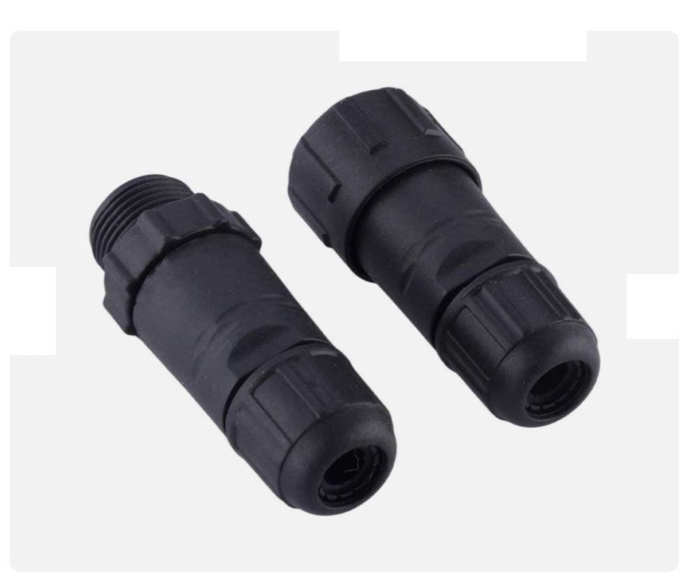 4 Pin Male Female Waterproof Cable Connector Set – Outdoor Wire Harness Adapter Socket for Boat, Marine & Automotive Use