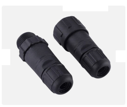 4 Pin Male Female Waterproof Cable Connector Set – Outdoor Wire Harness Adapter Socket for Boat, Marine & Automotive Use