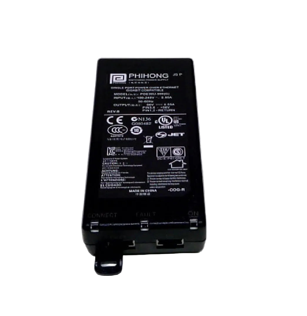 Phihong POE16U-480 PoE Power Supply Adapter 56V 1.1A – IEEE 802.3af