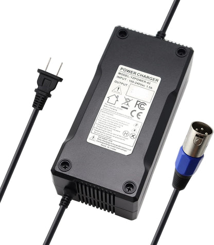 24V 4A Battery Charger with XLR Connector – Smart Charger for Mobility Scooters, Power Chairs & Electric Wheelchairs Compatible with EA1065, S150 180 X-CEL, Jazzy 1107, 614HD, Invacare Pronto M51 & More