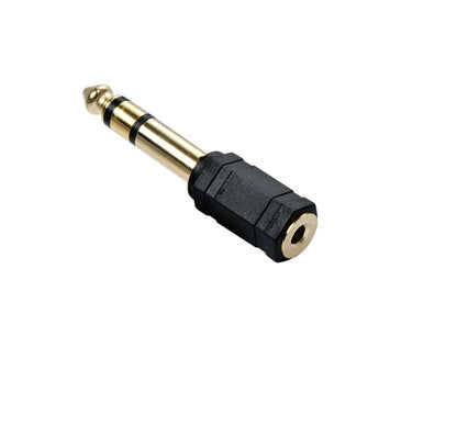 Proel AT165 Female Stereo to Male 6.3mm Jack Adapter Audio Converter for Cable (3.5mm Female  to 6.3mm Male)