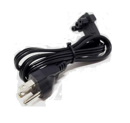 1 Meter 3 Prong Flat AC Power Cord Cable for Dell PA-10 / PA-12 Laptop Charger – Straight Power Cable Replacement