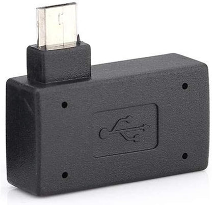 OTG Adapter 90° Right Angle Micro USB OTG Cable – TV xStream High-Speed USB Adapter for Firestick (2nd Gen, 3rd Gen, 4K), Android Smartphones, Tablets, Keyboards & Gaming Consoles