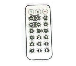 Universal Remote Controller for Bluetooth Car MP3 Player – Black