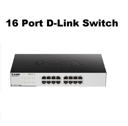 D-Link 16-Port Ethernet Switch – Unmanaged Network LAN Switch Desktop & Rackmount