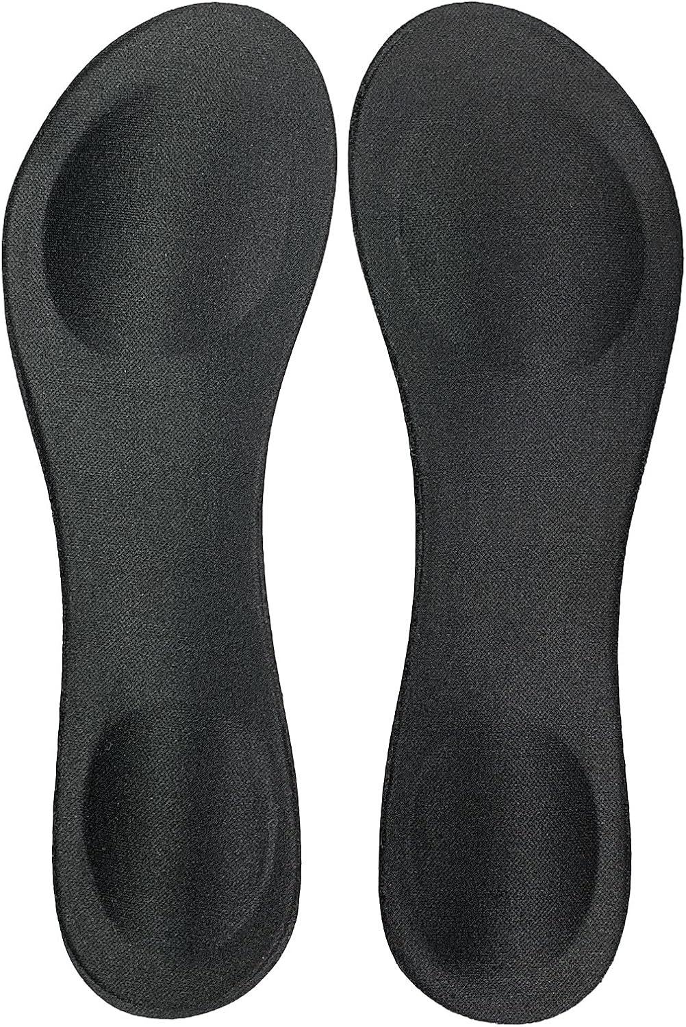 Happystep Women Thin Shoe Insoles 20cm – Cushion Pads for High Heels, Pumps, Flats & Sandals, Shock Absorption Heel & Ball Support, Comfortable Black Insoles