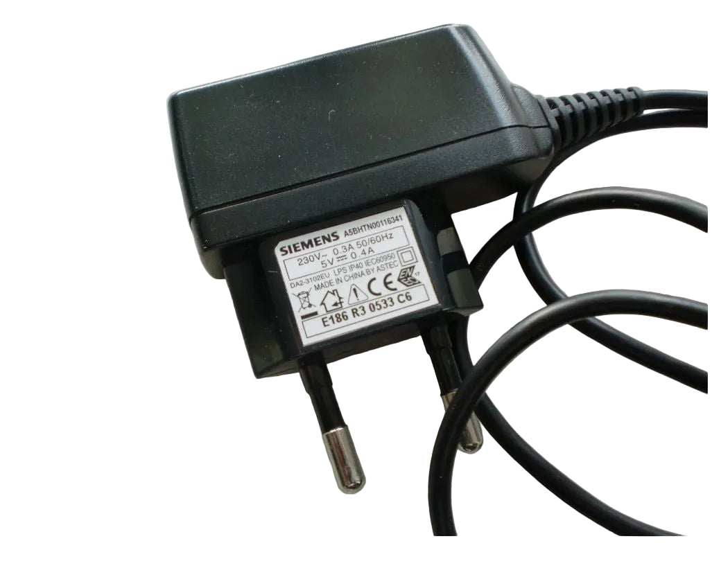 Siemens Original Power Adapter A5BHTN00116341 – 230V AC Input, 5V DC 0.4A Output