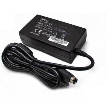 24V 2.1A AC Adapter Power Supply – Round 3 Pin Connector NEC Compatible 100-240V 50/60Hz Universal Switching Adapter for Printer, Scanner, CCTV, UPS Battery, Water Plant, PLC, Audio Amplifier, Sound Bar & Electronics