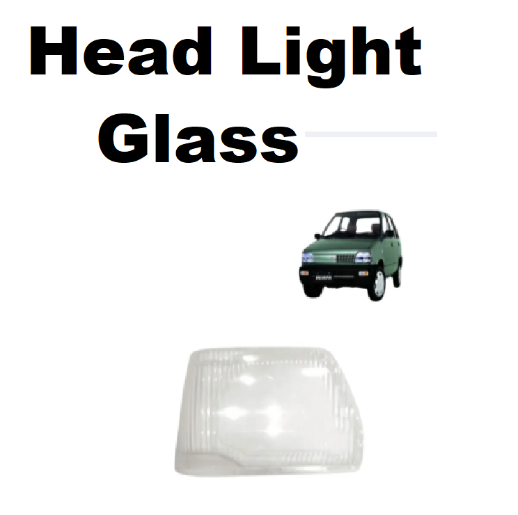 Suzuki Mehran Right Side Headlight Glass Cover Goldenline 218-1104R | Single Piece Head Lamp Glass RH
