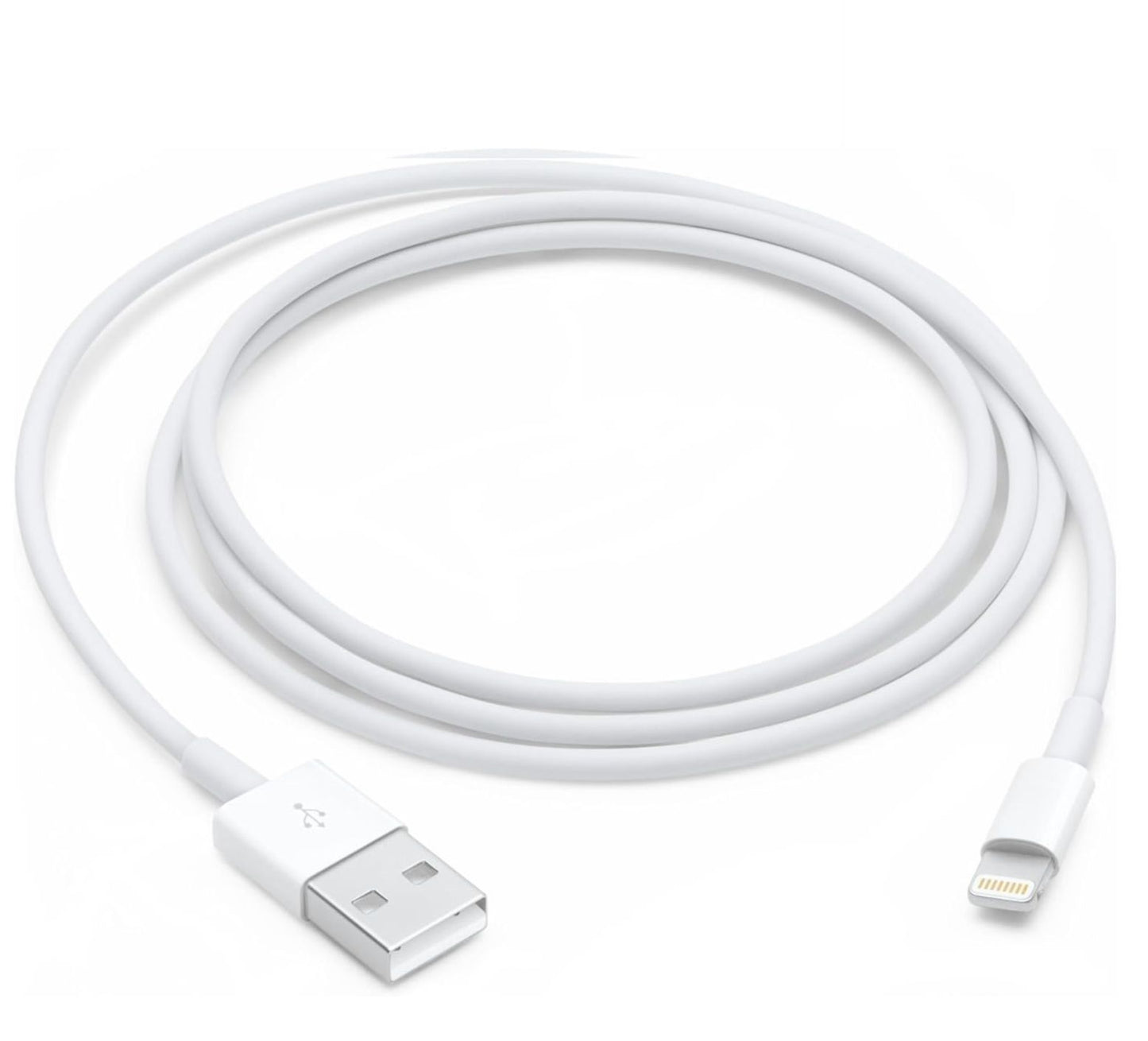 pure copper Premium 1 Meter USB-A to Lightning Fast Charging Cable for iPhone 14, 13, 12, 11 Pro Max, XR, XS, X, 8, 7, 6, SE & iPad – Durable Multi-Color iPhone Charger Cord