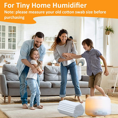 💧 Humidifier Stick Filter Refill - Mini Humidifiers Filter Sticks Air Diffuser Pure Wicks Refill Cotton Filter Sticks Replacement Wicks for Small Portable Diffuser in Office Bedroom Home