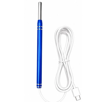5.5mm Type-C Ear Endoscope Camera with 6 LED Lights – Blue