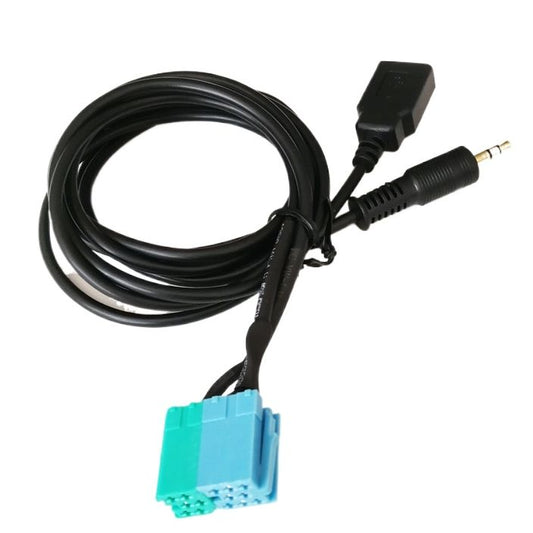 Biurlink Car Radio ISO AUX USB Adapter Cable For Hyundai for Kia Sportage Akihabara
