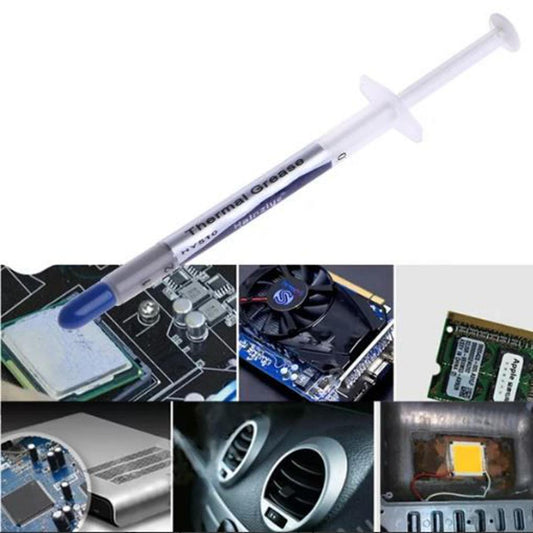 Silver-Based Thermal Grease Thermal Paste (Syringe) 3G - HY510 Original Premium Quality 1 Pcs
