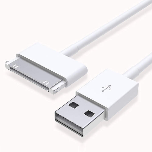 sarmert Apple Certified 30 Pin USB Charging Cable, 4.0ft USB Sync Charging Cord iPhone Compatible for 4 4s 3G 3GS iPad 1 2 3 iPod Touch Nano White