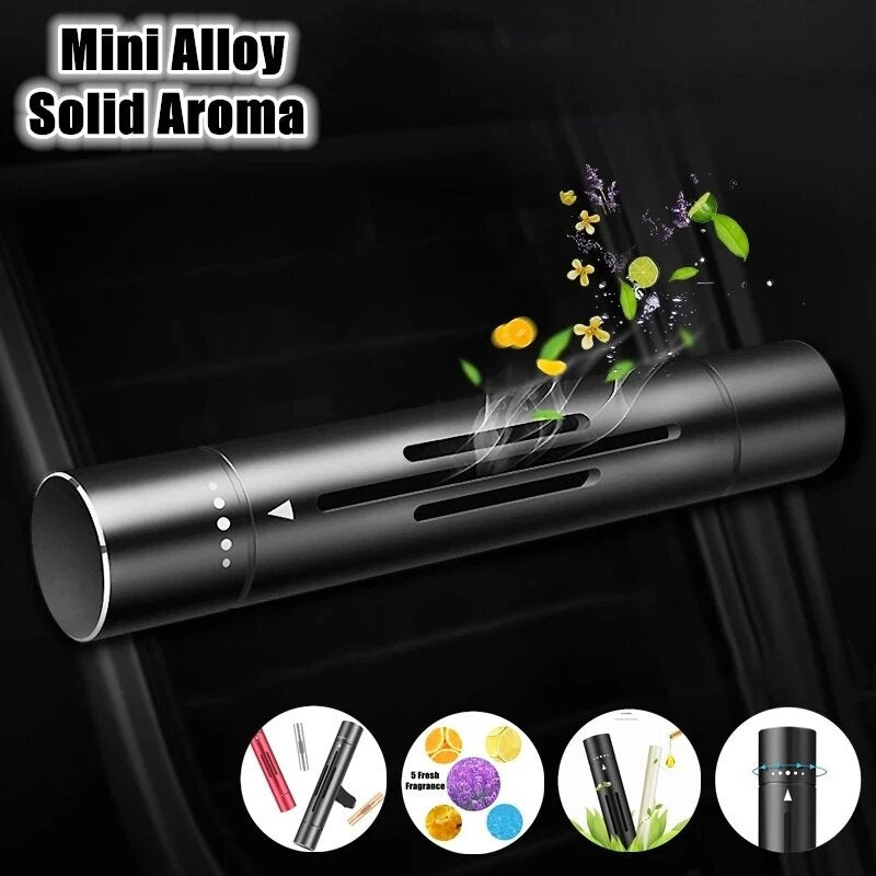 Car Air Freshener Smell In Car Air Vent Perfume Flavoring (metal Case) Air Vent Perfume Auto Interior Car Styling Accessories Custom Air Freshener  (1 Fragrance Stick Included)