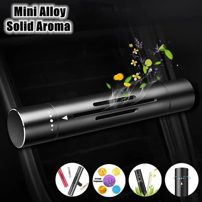 Car Air Freshener Smell In Car Air Vent Perfume Flavoring (metal Case) Air Vent Perfume Auto Interior Car Styling Accessories Custom Air Freshener  (1 Fragrance Stick Included)
