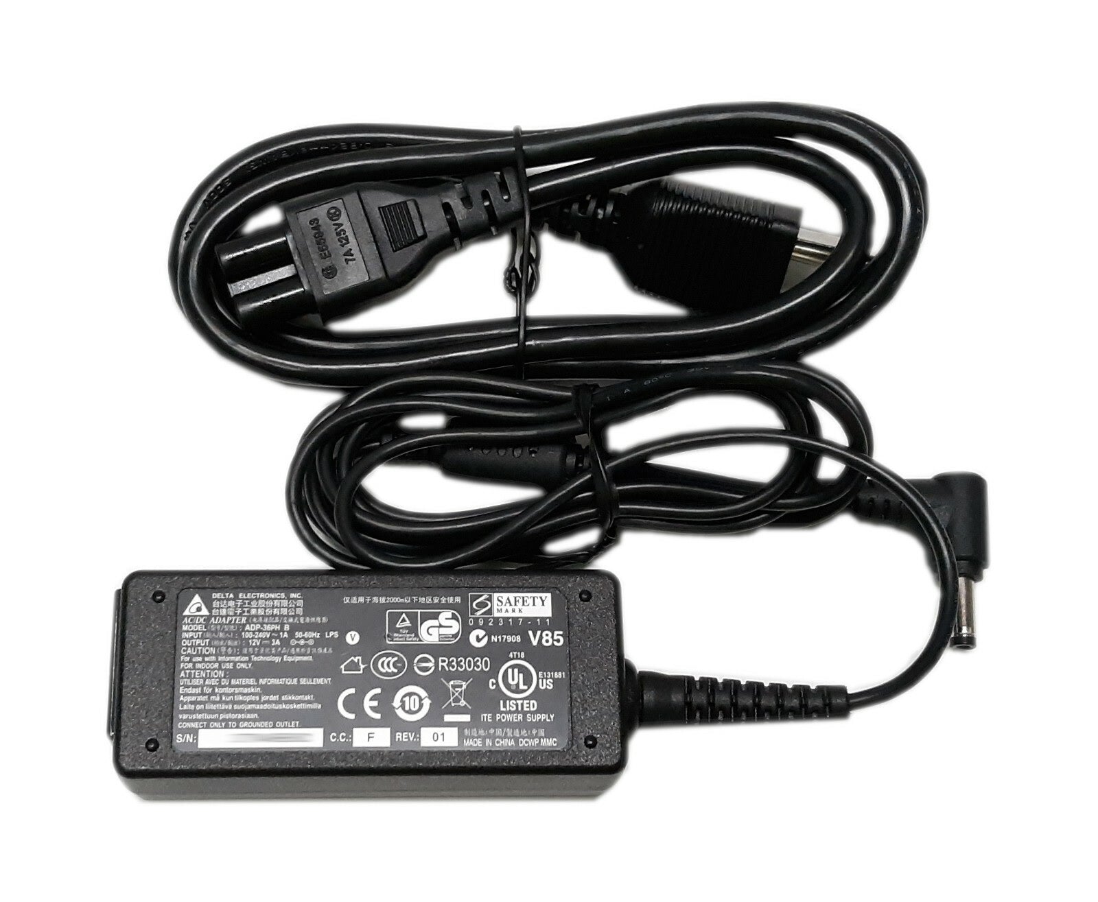 12V 3A DC Adapter (4.6 × 2.0 mm Pin) – Universal 100-240V Power Supply | Model: ADP-36PH Hi Qulity Branded Use For Laptop Computers Note book Universal etcetc
