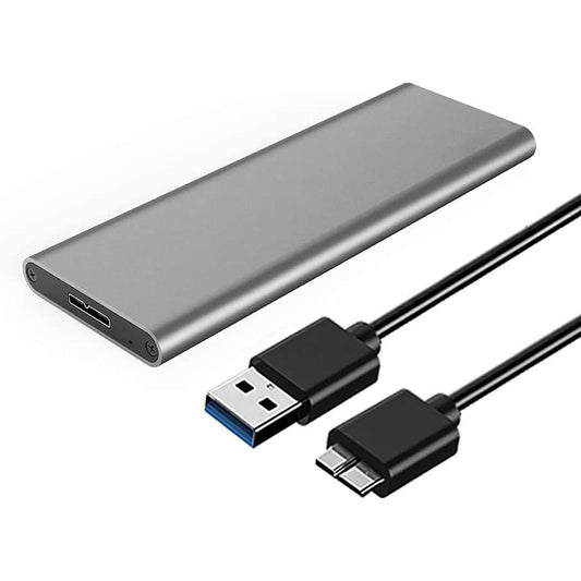 M.2 NGFF SATA SSD to USB 3.0 External SSD Reader Converter Adapter with NGFF M.2 2280 2260 2242 2230 SSD Portable M.2 case with Key BKey B+M (M.2 SATA SSD to USB 3.0（Black）)