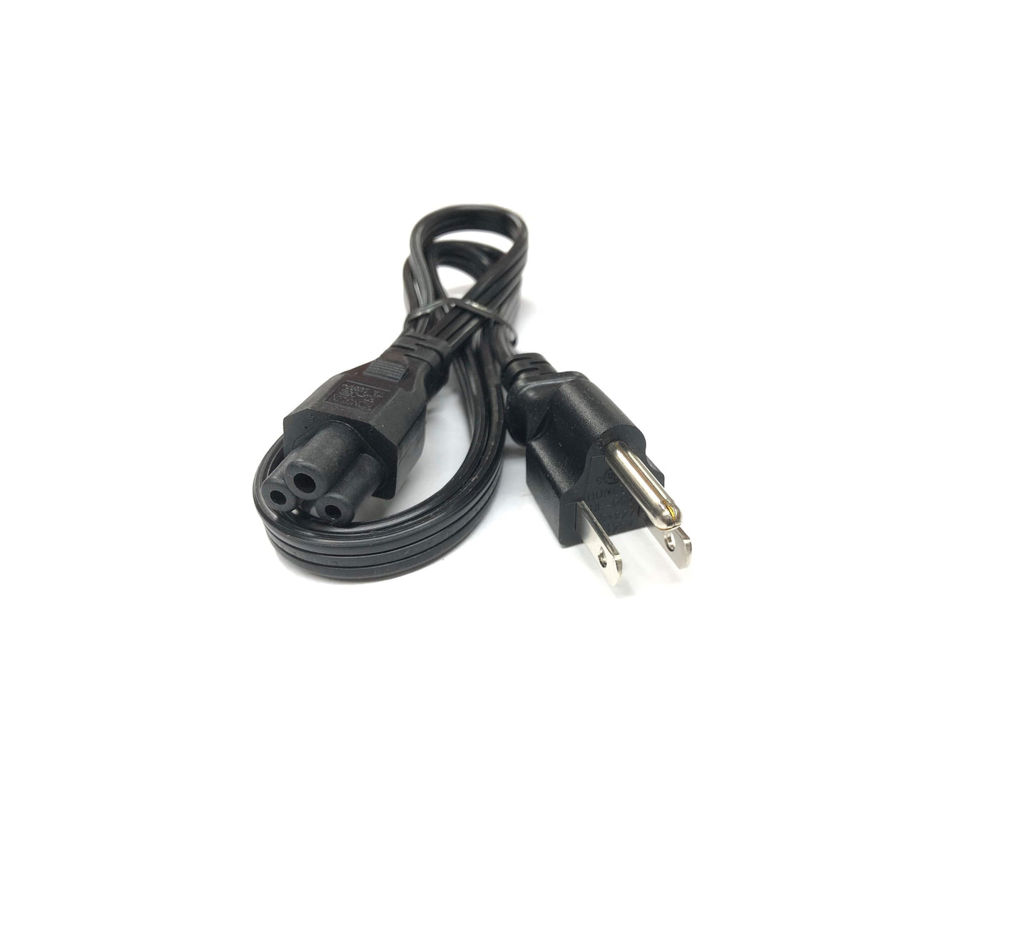 30cm Dell-Compatible AC Power Cord | NEMA 5-15P to IEC C5 Mickey Mouse Cable