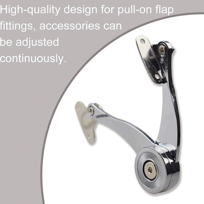 Door Hinges Stop Stays Doors Lift Up Support Furniture Stay Support Hinge Cabinet Kitchen Cupboard Hinges for 4-15KG Adjustable 1 PCs