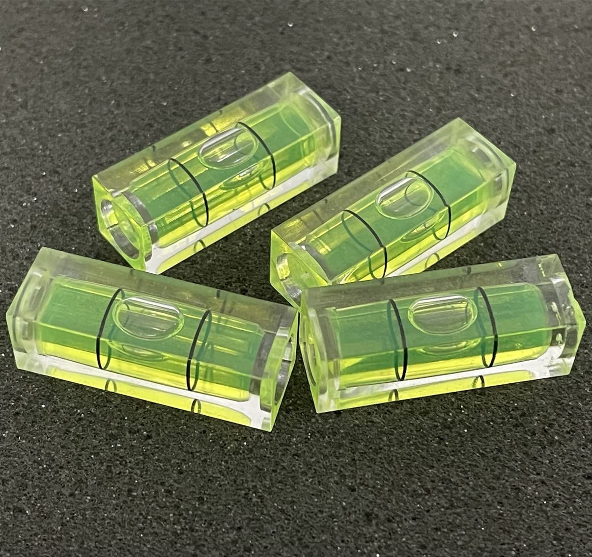 Small Bubble Level 10x10x29mm Mini Square Bubble Spirit Levels Precision Measuring Layout Tools (10x10x29mm, Non-Magnetic) 1 Pcs